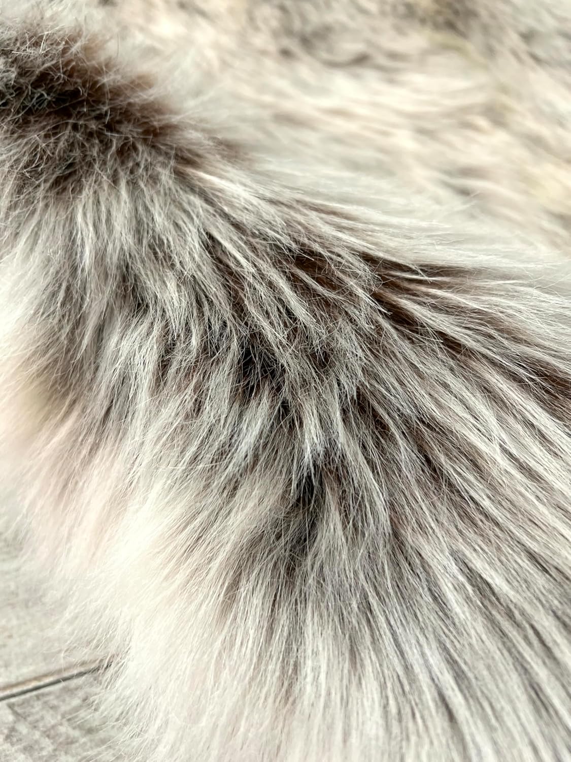 LAMBZY Faux Sheepskin Super Soft Hypoallergenic Free Shape Silky Shag Rug, Luxury Shaggy Silky