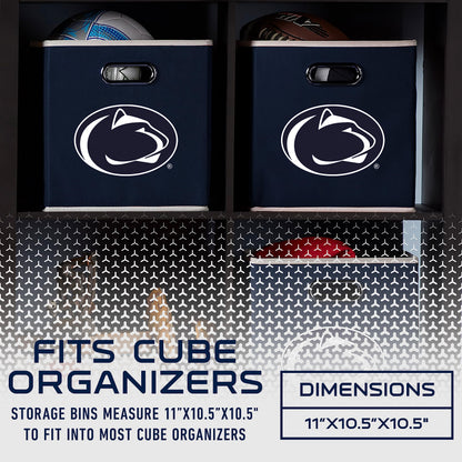 Franklin Sports NCAA Storage Bin - Cube Organizer - Penn State