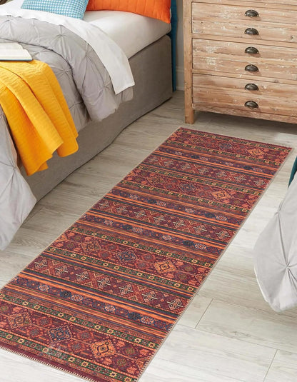 Keen Home Design 2x10 Rug - Machine Washable Runner with Non-Slip Backing, Ideal for Hallway