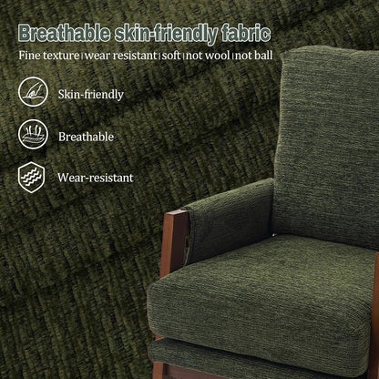Modern Accent Chair for Living Room Mid Century Arm Chair Upholstered Bedroom Chair Comfy Lounge