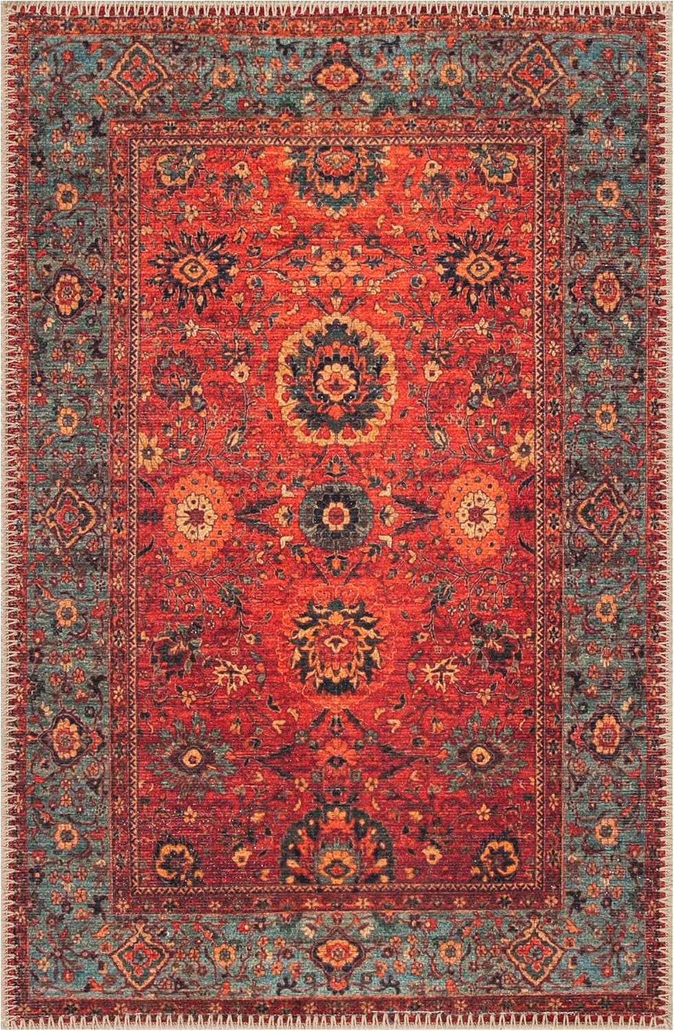 Keen Home Design 2x3 Rug - Machine Washable Entry Rug with Non-Slip Backing, Ideal for Enteryway