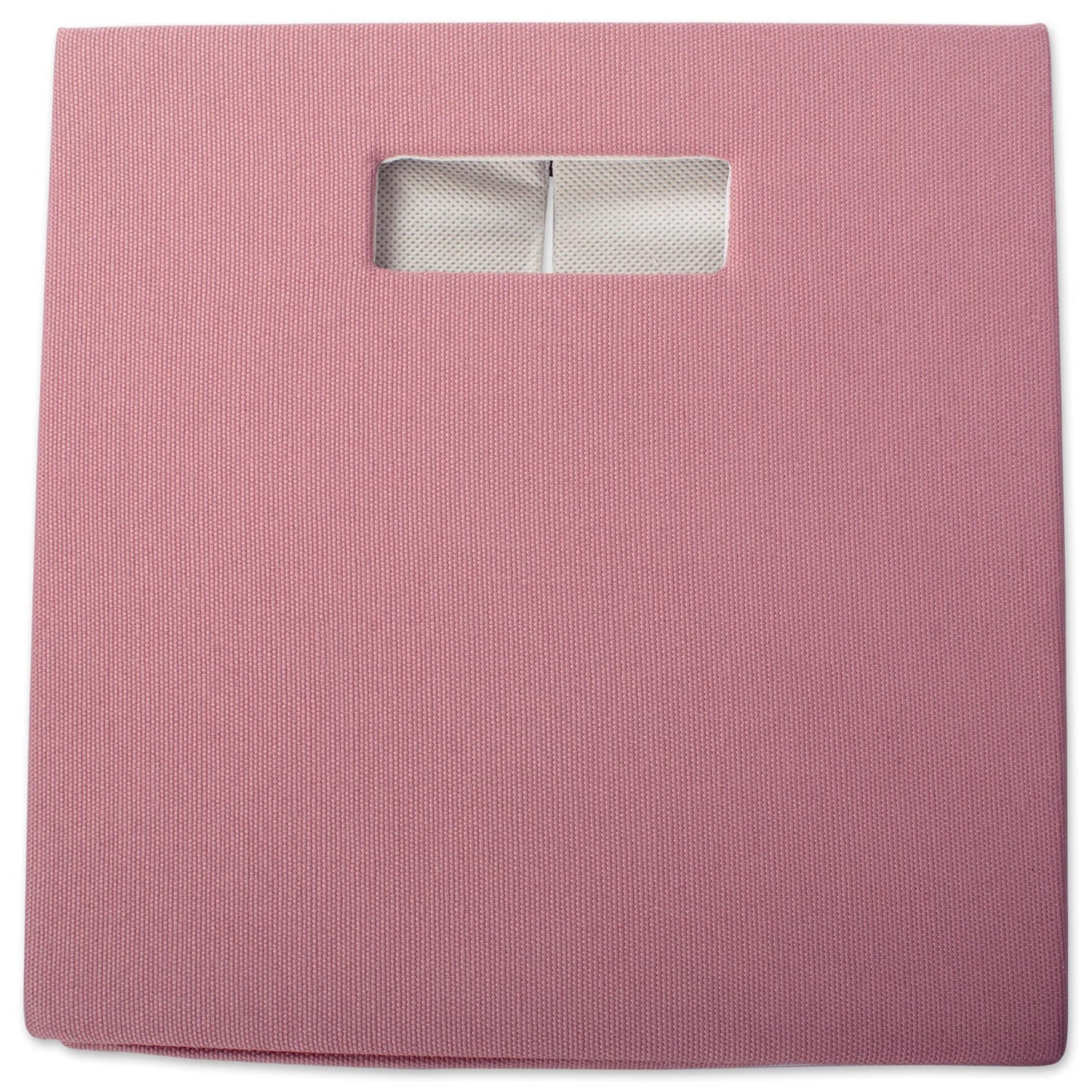 DII Fabric Storage Cube Organizer Bin 13x13x13 Foldable, Rose