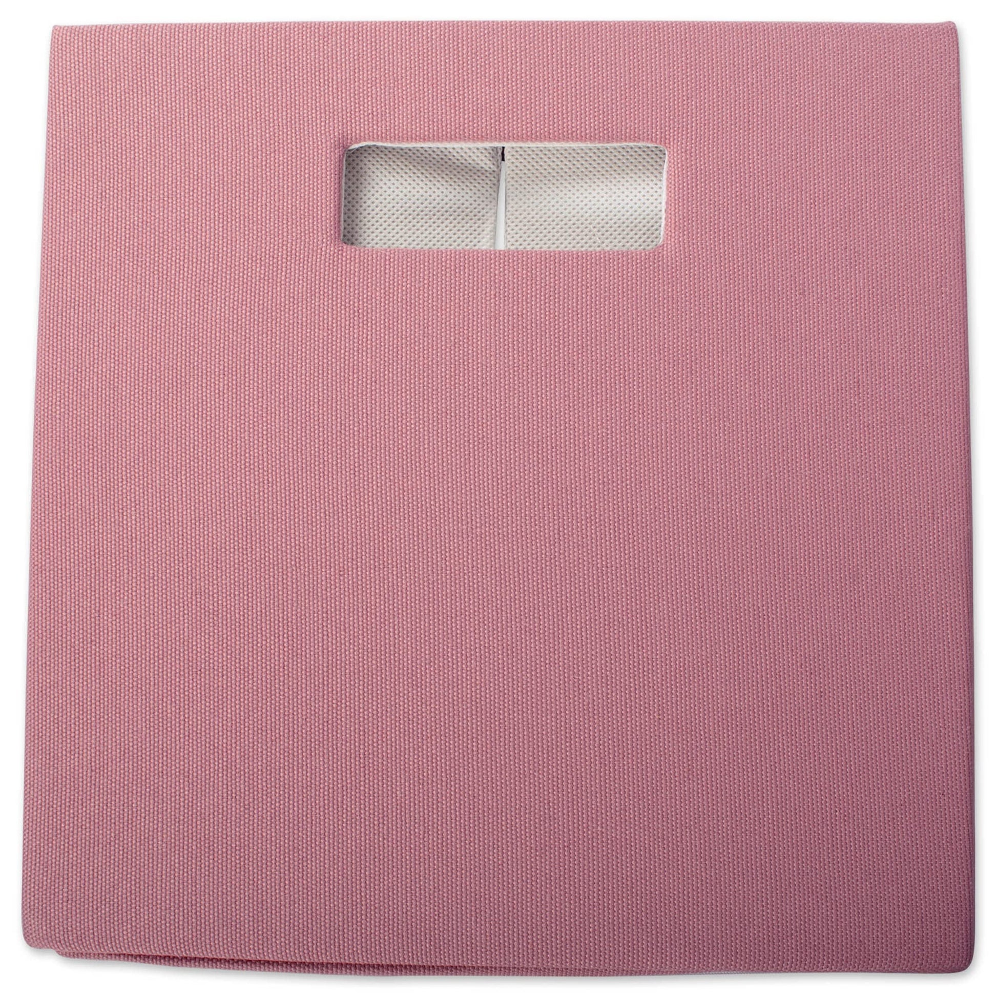DII Fabric Storage Cube Organizer Bin 13x13x13 Foldable, Rose