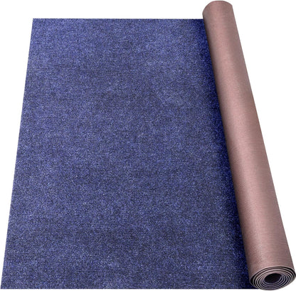 Marine Carpet,5 FT x 15 FT Deep Blue Indoor Outdoor Carpet 0.2" Thick Boat Carpet with Water-Proof