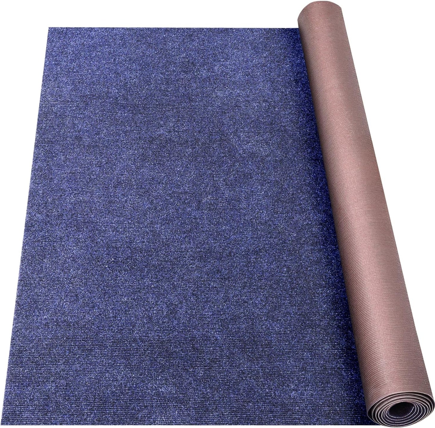 Marine Carpet,5 FT x 25 FT Deep Blue Indoor Outdoor Carpet 0.2" Thick Boat Carpet with Water-Proof