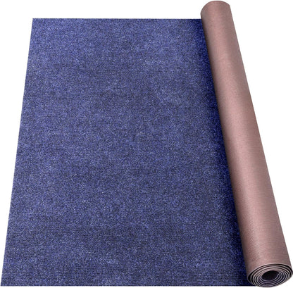 Marine Carpet,5 FT x 25 FT Deep Blue Indoor Outdoor Carpet 0.2" Thick Boat Carpet with Water-Proof