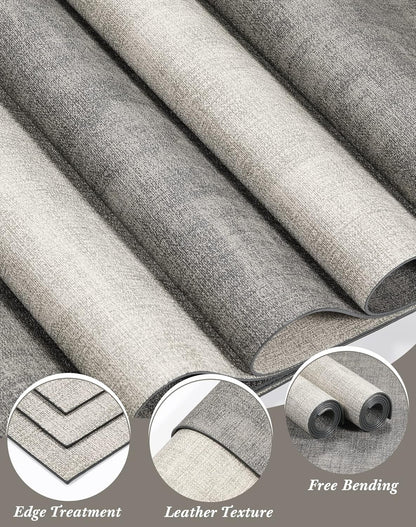 SUEH DESIGN Leather Placemats Set of 6 Reversible Table Mats Heat Resistant Waterproof No-Slip
