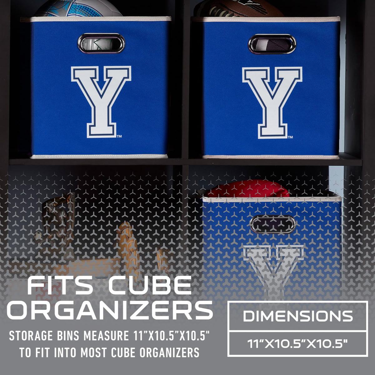 Franklin Sports NCAA Storage Bin - Cube Organizer - BYU