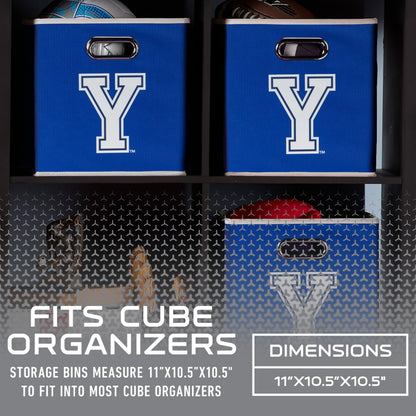 Franklin Sports NCAA Storage Bin - Cube Organizer - BYU