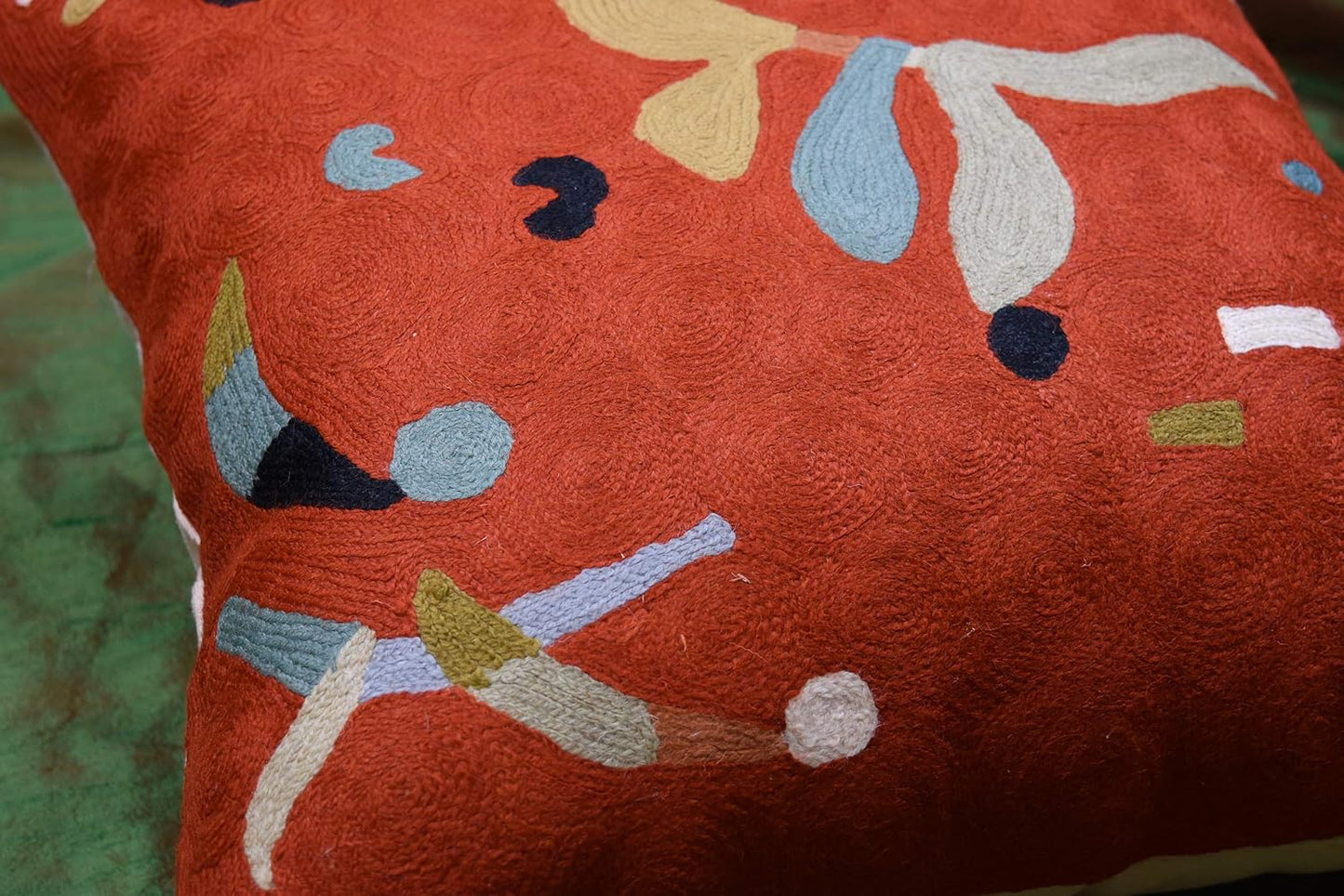 Kandinsky Modern Pillow Cover Orange Abstract Pillowcase Modern Chair Cushion Contemporary