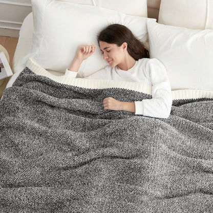 Snuggle Sac Soft Warm Bed Blanket Oversized Twin XL 66x90“, Super Soft Warm Blankets for Bed
