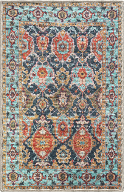Keen Home Design 2x3 Rug - Machine Washable Entry Rug with Non-Slip Backing, Ideal for Enteryway