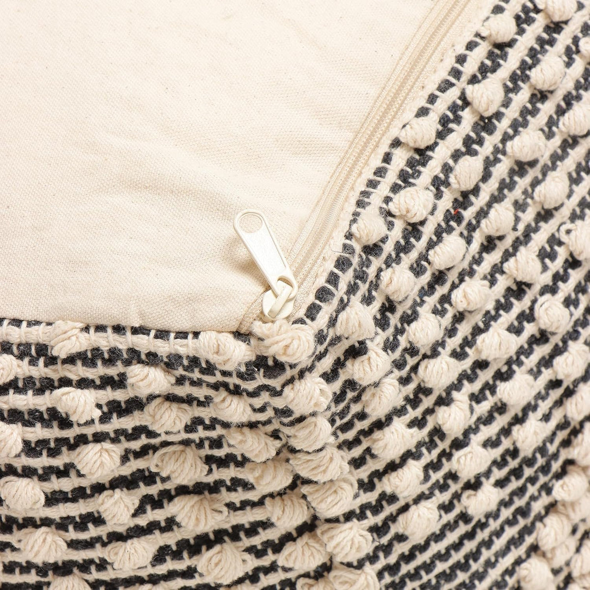 REDEARTH · Tufted Pouf Ottoman with Filler Textured Storage Cube Bean Bag Pouffe Footrest for