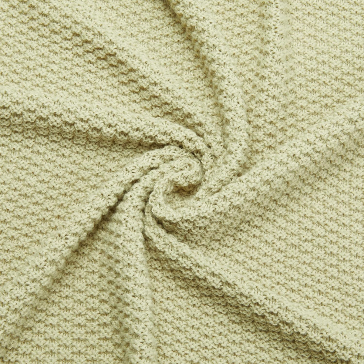 Amazon Basics Chunky Cable Knit Throw Blanket for Couch, Sofa, Bed, Lightweight Soft Cozy, Sage