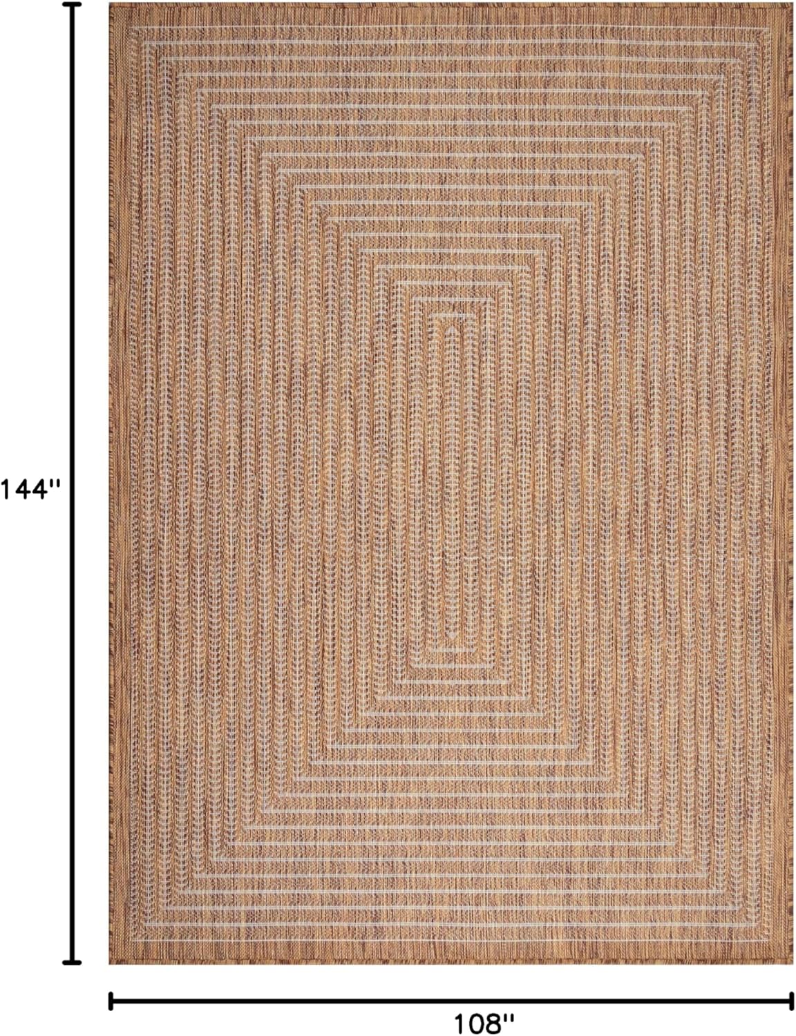 Adiva Rugs Outdoor Indoor Area Rug, Weather Resistant, Easy to Clean, Stain Resistant Floor Mat for