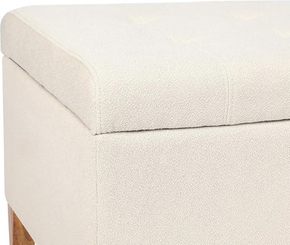Joveco Storage Ottoman Bench, 51" Rectangle Long Bench, for Bedroom, End Foot of Bed, Living Room