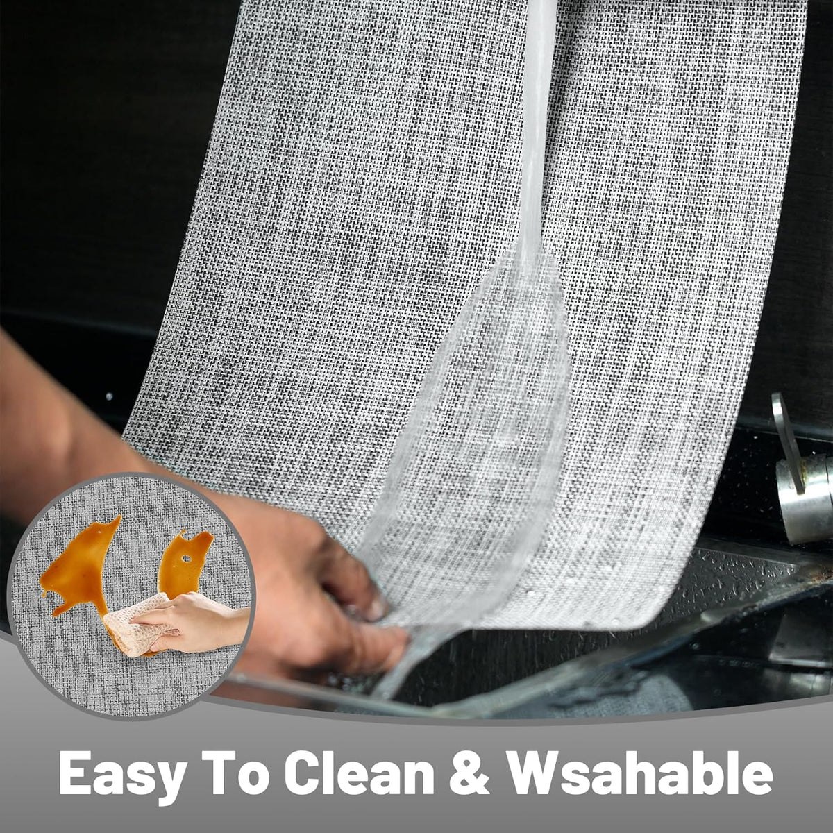 Placemats Set of 12，Non-Slip PVC Weave Table Placemats Easy to Clean，Heat Resistant Place Mats for