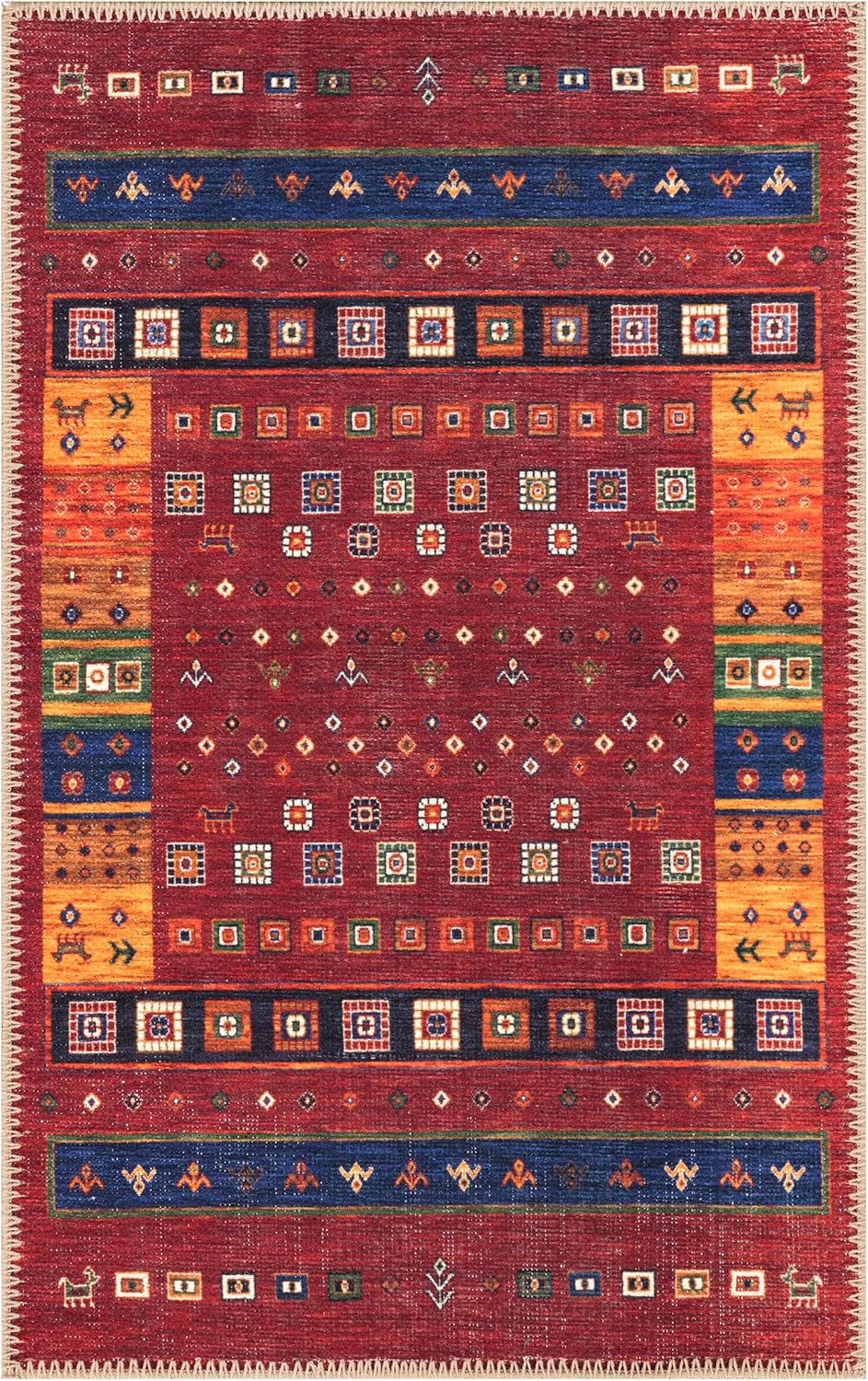 Keen Home Design 2x3 Rug - Machine Washable Entry Rug with Non-Slip Backing, Ideal for Enteryway