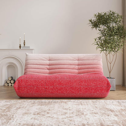 Bean Bag Chair, Loveseat Fireside Chair Bean Bag Sofa Large Bean Bag Chair for Adults, 2 Seater