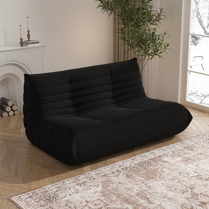 Bean Bag Chair, Loveseat Fireside Chair Bean Bag Sofa Large Bean Bag Chair for Adults, 2 Seater