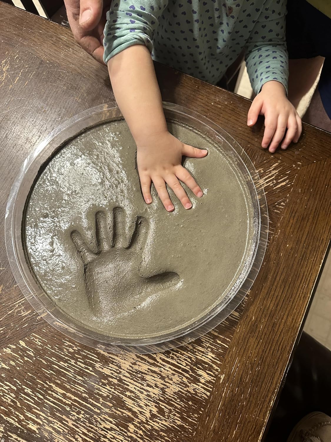 Large DIY Stepping Stone Kit, Handprint Stepping Stone, Mother's Day Gift, Footprint Stepping Stone