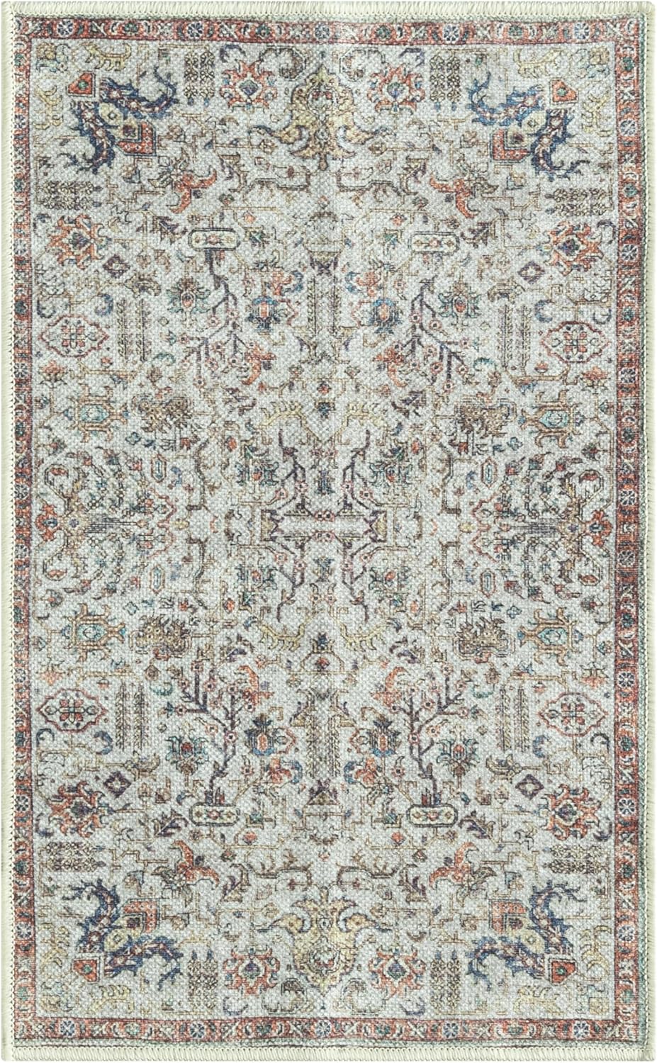 Keen Home Design 2x3 Rug - Machine Washable Entry Rug with Non-Slip Backing, Ideal for Enteryway