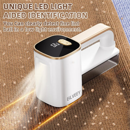Rechargeable Lint Remover, Fabric Shaver Fuzz Remover, Sweater Shavers with 6-Leaf Blades, 3-Speeds