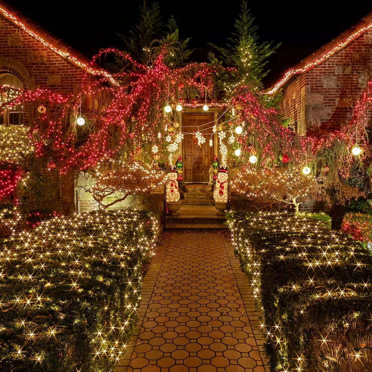 TW SHINE Warm White Solar String Lights Outdoor, Total 80 FT 240 LED Solar Powered Waterproof Fairy