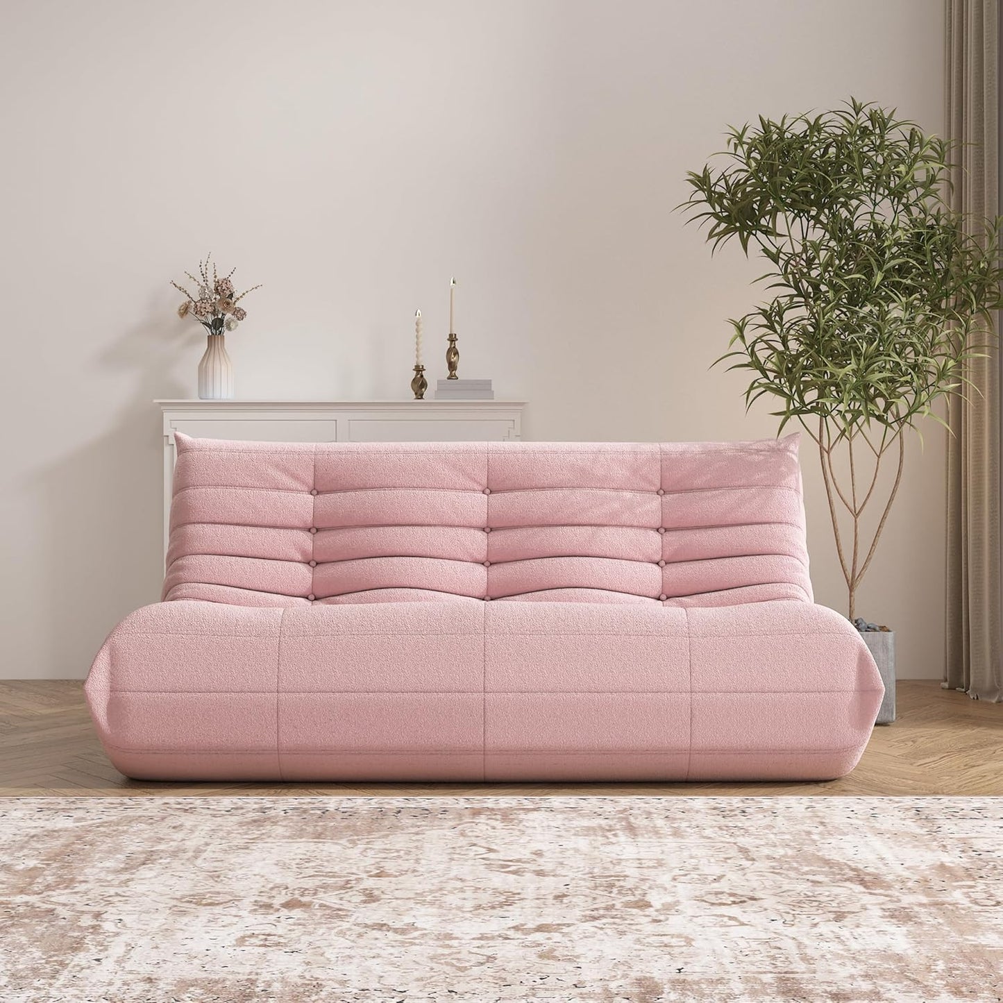 Big Bean Bag Chairs for Adults, 3 Seater Large Bean Bag Sofa, Fireside Chair Lazy Sofa Chair with