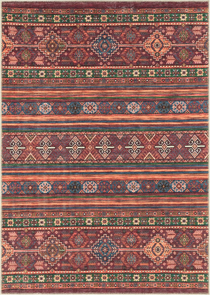 Keen Home Design 9x12 Rug - Machine Washable Area Rug with Non-Slip Backing, Ideal for Living Room