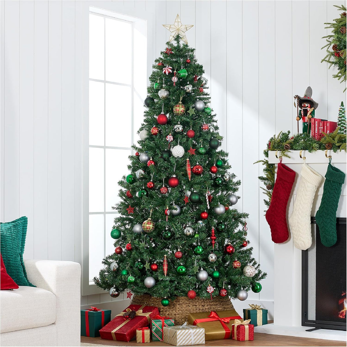 Best Choice Products Artificial Christmas Tree, 12ft Premium Unlit Realistic Spruce Holiday Décor