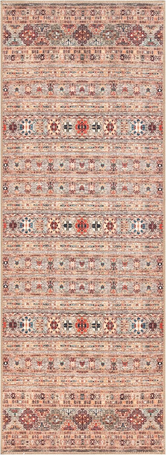 Keen Home Design 2x7 Rug - Machine Washable Runner Rug with Non-Slip Backing, Ideal for Hallway