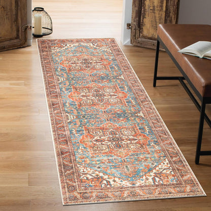 Keen Home Design 2x10 Rug - Machine Washable Runner with Non-Slip Backing, Ideal for Hallway