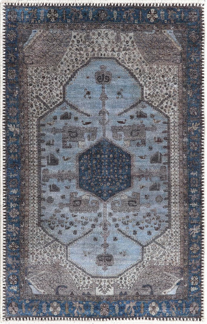 Keen Home Design 2x3 Rug - Machine Washable Entry Rug with Non-Slip Backing, Ideal for Enteryway