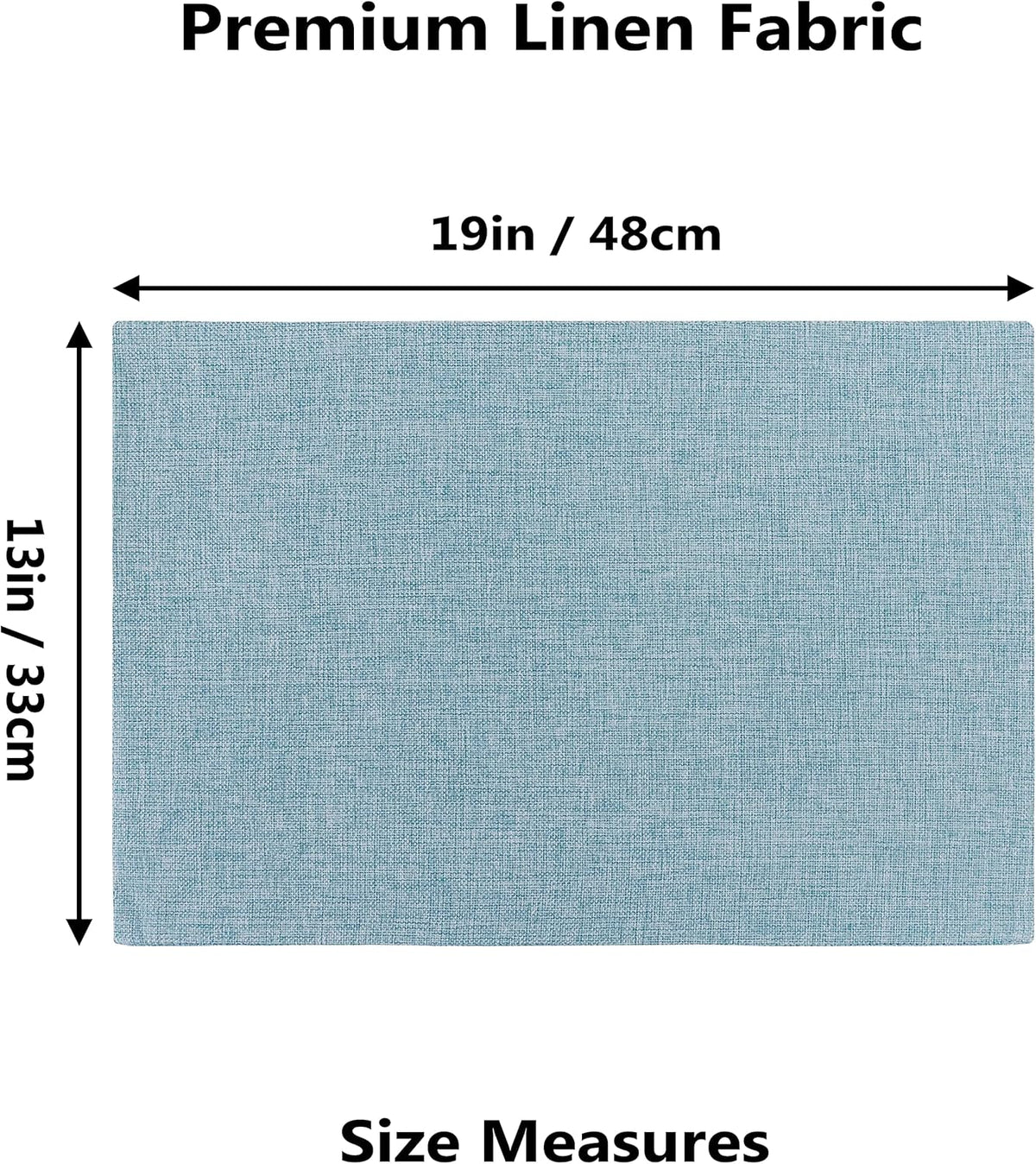 Home Brilliant Cloth Placemats Set of 8 for Holiday Dinner Linen Placemat Heat Resistant Dining