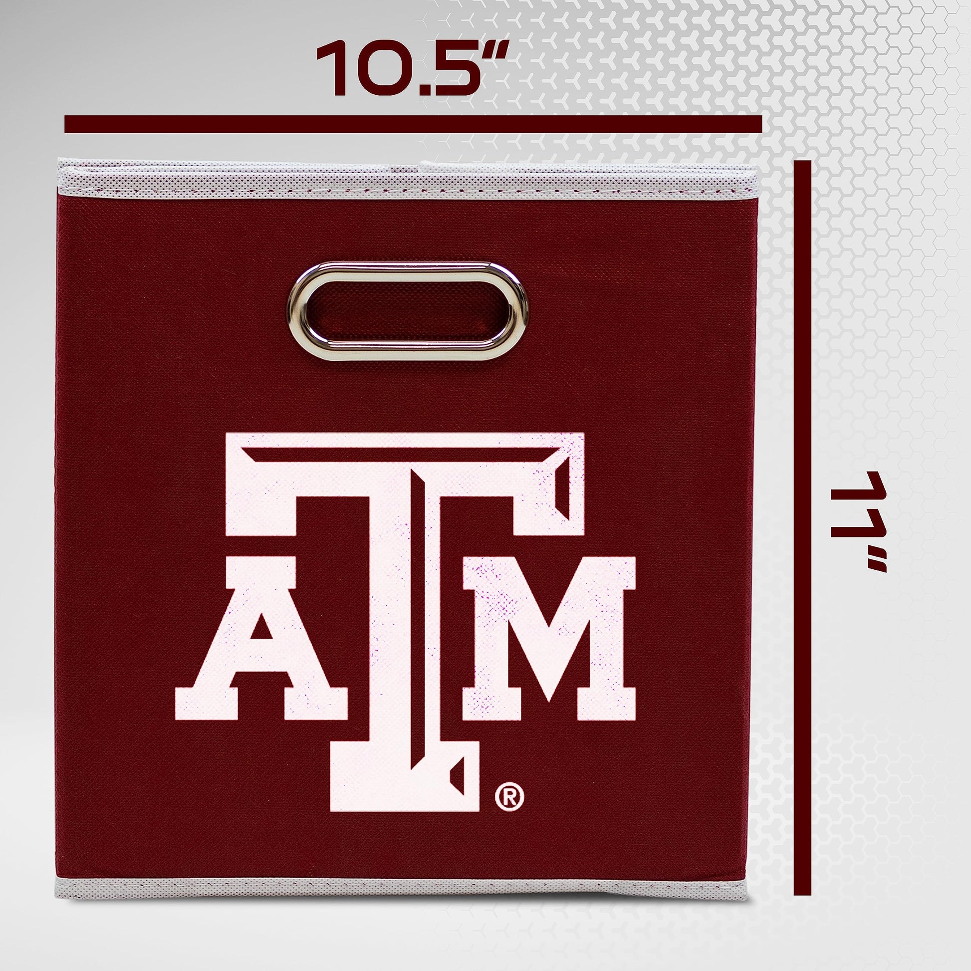Franklin Sports NCAA Storage Bin - Cube Organizer - Texas A&M
