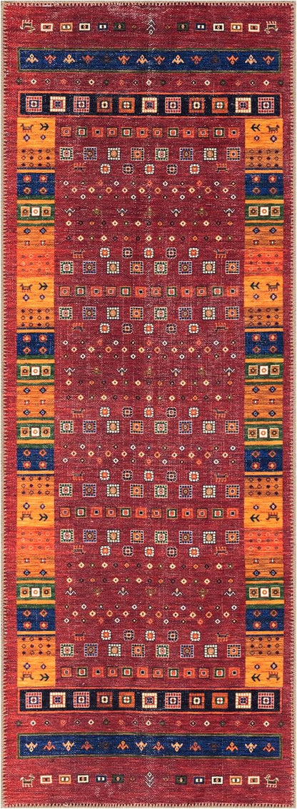 Keen Home Design 2x10 Rug - Machine Washable Runner Rug with Non-Slip Backing, Ideal for Hallway