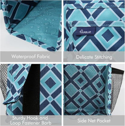 Surblue Bedside Caddy Hanging Bed Organizer Storage Bag Pocket for Bunk and Hospital Beds, College