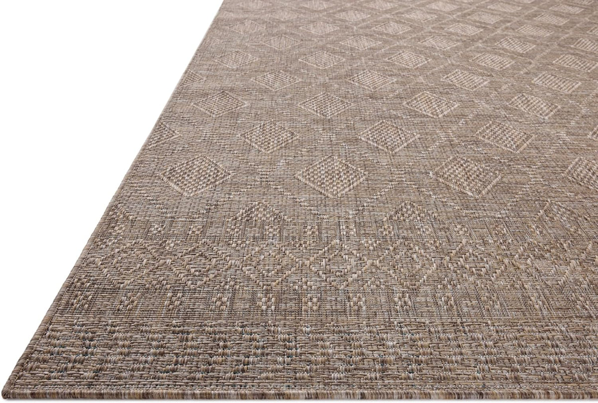 Loloi Amber Lewis Topanga Collection TOP-06 Natural/Mist 2'-3" x 3'-9" Indoor/Outdoor Area Rug