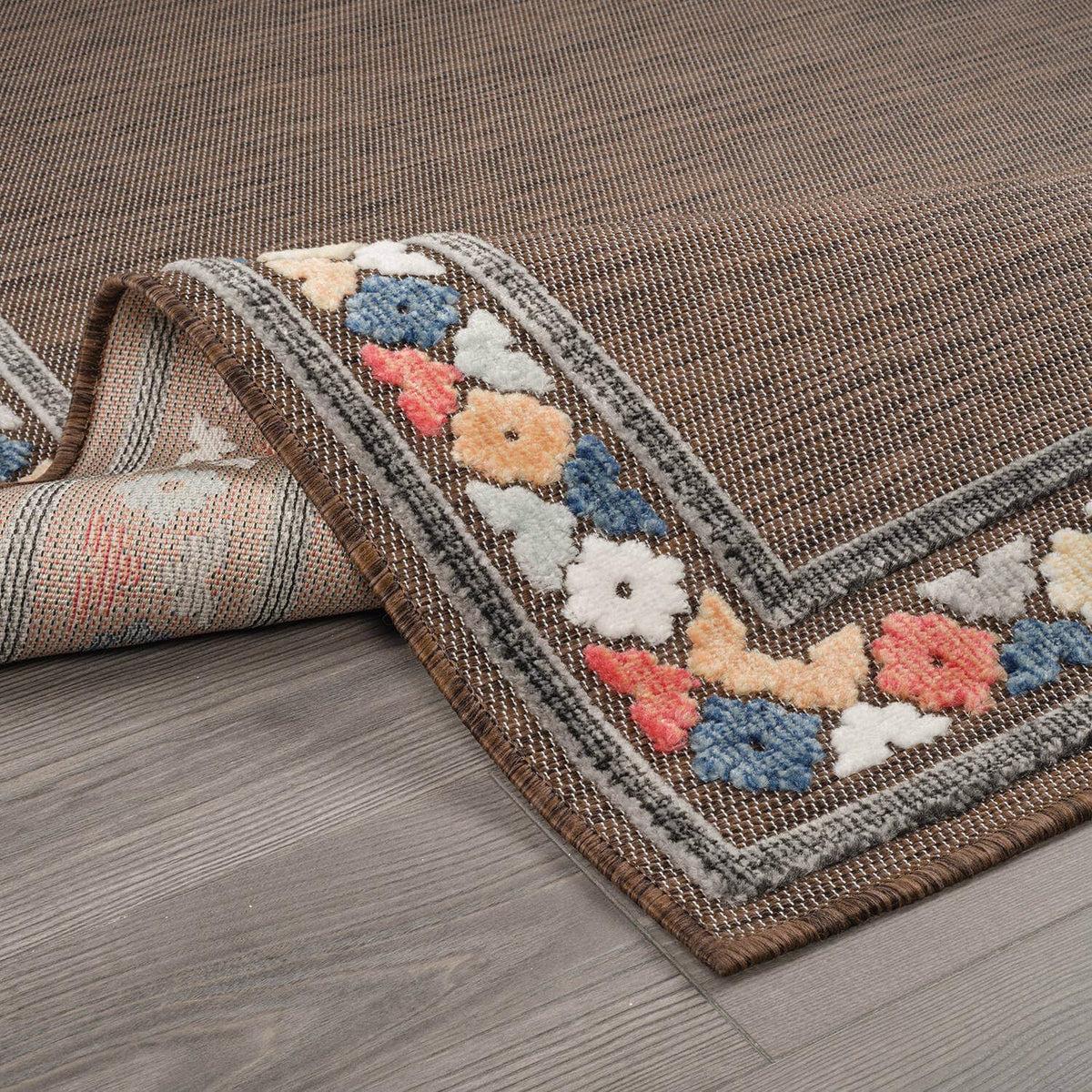 Beverly Rug Outdoor Rug 10x14 Modern Bordered Large Area Rugs for Indoor and Outdoor Patio Easy to