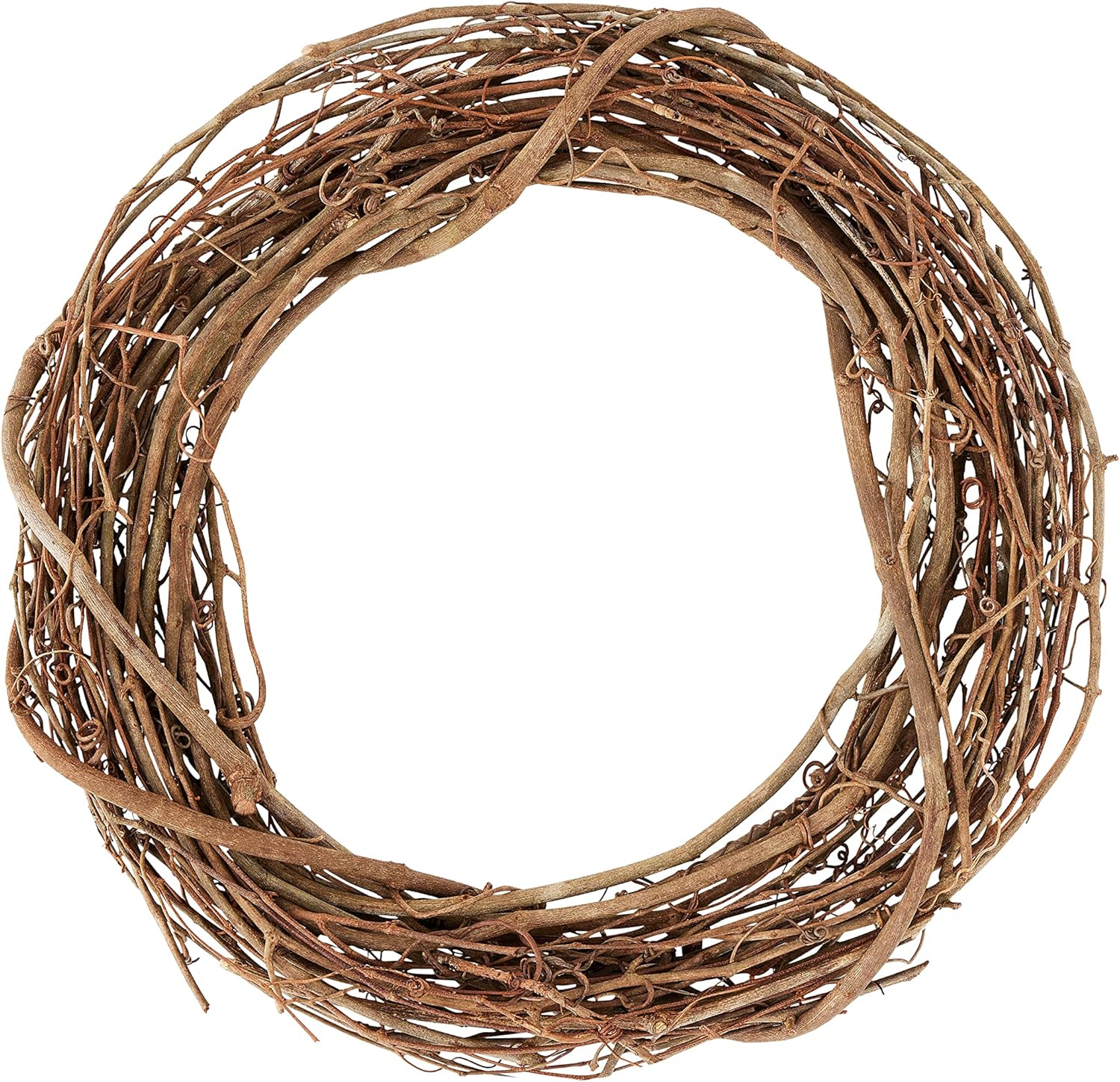 14" Natural Grapevine Wreath by Ashland - Ready-to-Decorate Rustic Home Decor for Weddings