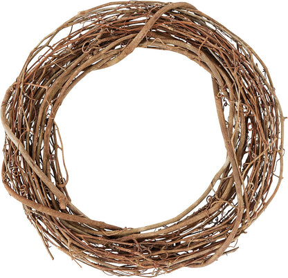 14" Natural Grapevine Wreath by Ashland - Ready-to-Decorate Rustic Home Decor for Weddings