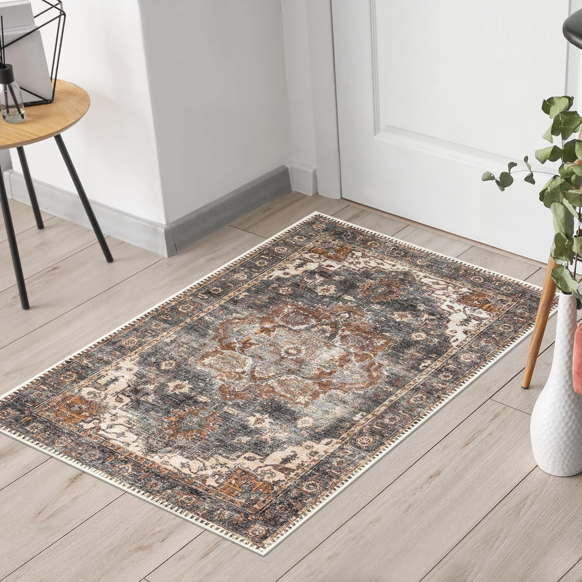 Keen Home Design 2x3 Rug - Machine Washable Entry Rug with Non-Slip Backing, Ideal for Enteryway