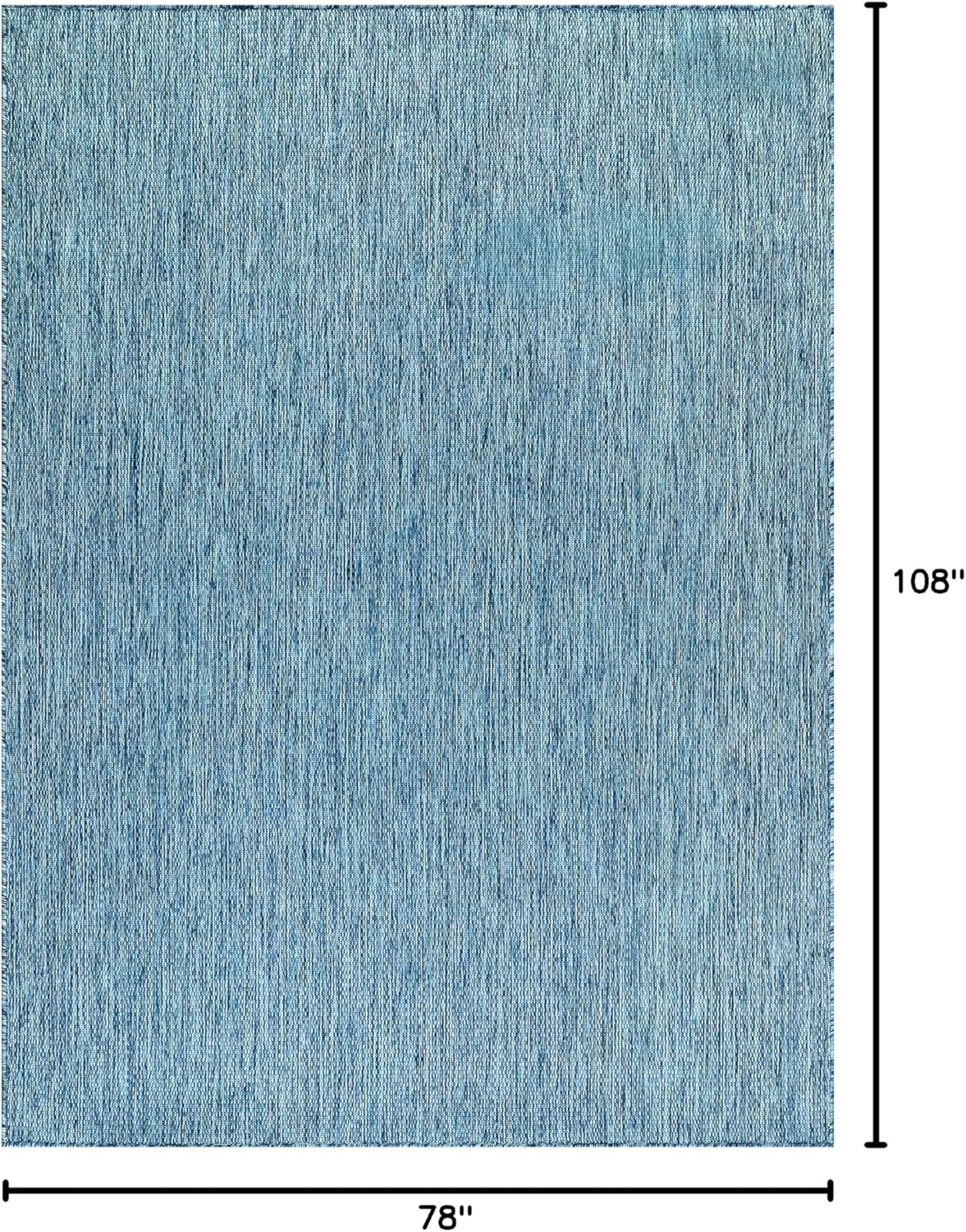 Washable Indoor Outdoor Rug Weather Resistant Carpet Modern Solid for Porch Deck Balcony Backyard