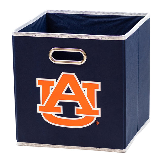 Franklin Sports NCAA Storage Bin - Cube Organizer - Auburn