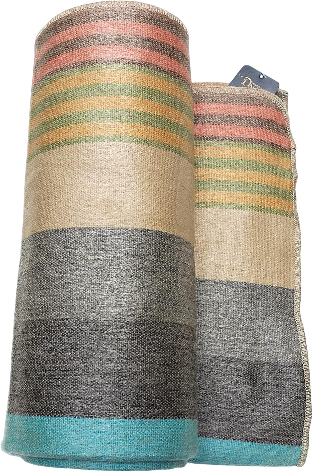 Alpaca Wool Throw Blanket | Super Soft, Lightweight, Breathable and Hypoallergenic | Non-Itchy or