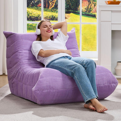 Bean Bag Chairs for Adults Giant Bean Bag Chair Memory Foam BeanBag Chair Big Bean Bag Sofa with