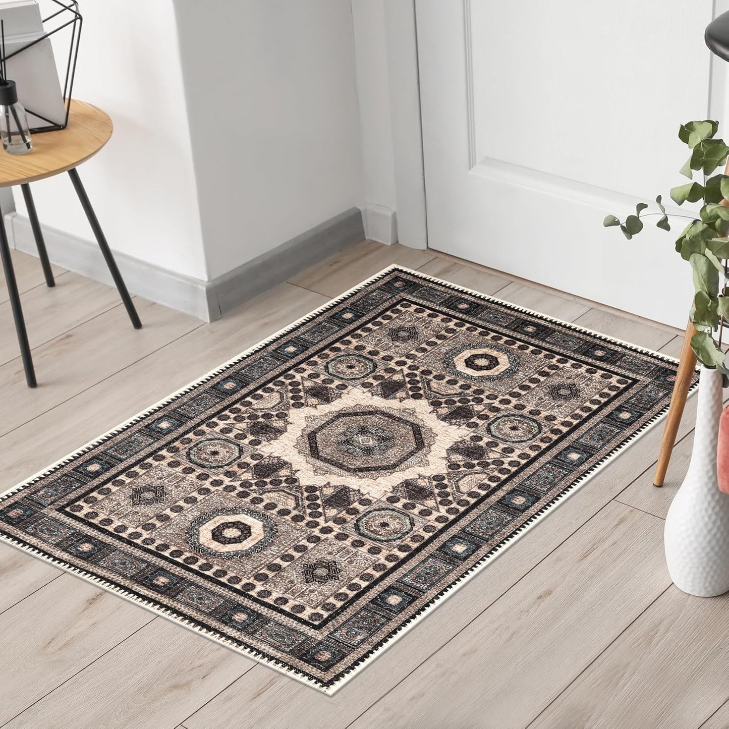 Keen Home Design 2x3 Rug - Machine Washable Entry Rug with Non-Slip Backing, Ideal for Enteryway