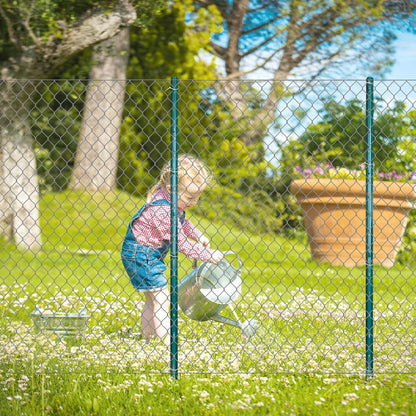ARIFARO Sturdy Duty Metal Fence Posts 3 Feet,Pack of 10, 3-4-5-6-7 Feet No Digging Garden U Post