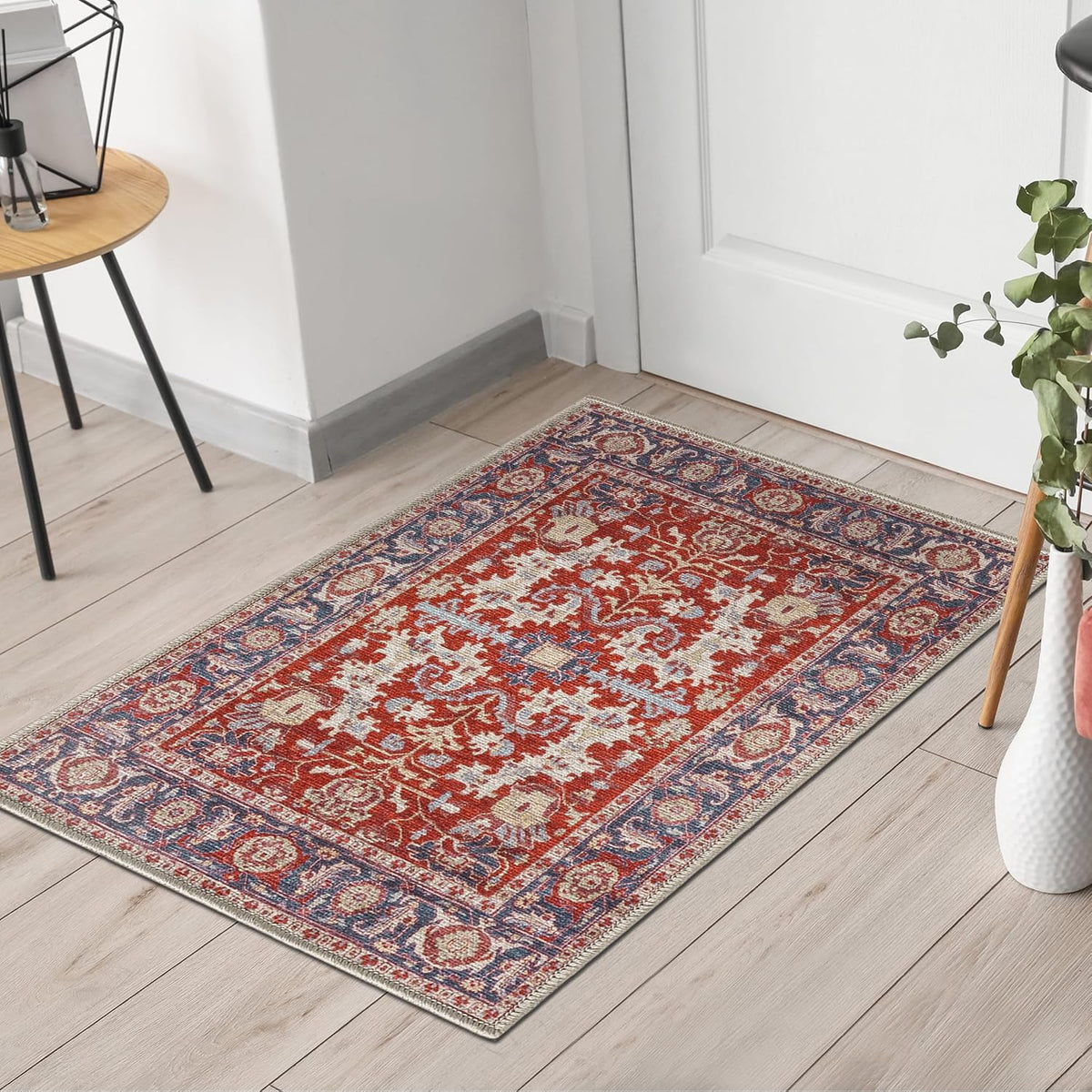 Keen Home Design 2x3 Rug - Machine Washable Entry Rug with Non-Slip Backing, Ideal for Enteryway